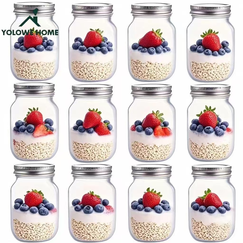 Mason Jar 8Oz - Conjunto de 6 ou 12 Potes
