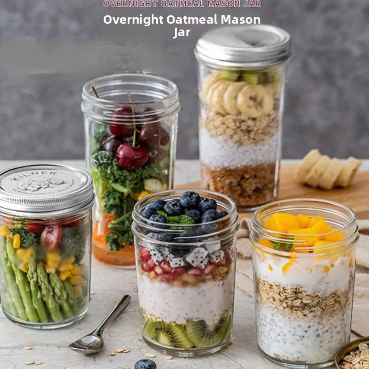 Mason Jar 8Oz - Pote de Vidro Mason com Boca
