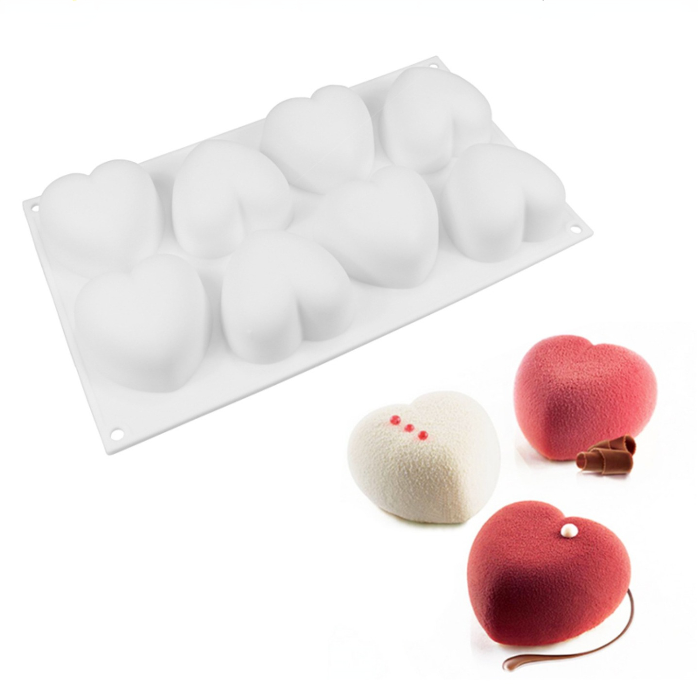 Candle Supplies Wholesale - Amor coração silicone sabão molde artesanal