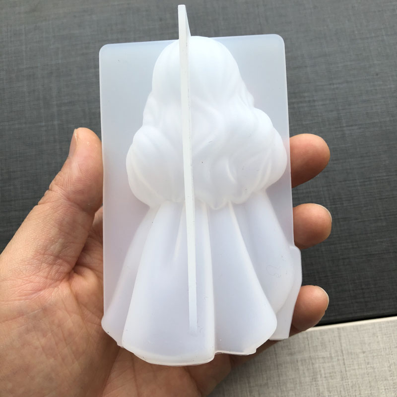 3d bonito princesa silicone ve - Candle Supplies Wholesale avaliação e preço