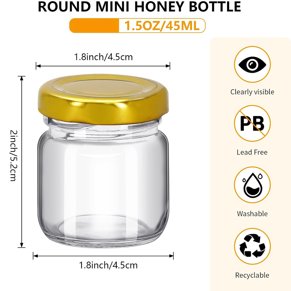Frascos de Mel Mini Redondos T - Mason Jar 8Oz avaliação e preço