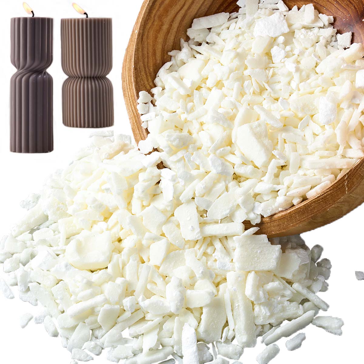 1 libras de cera de soja branc - Candle Supplies Wholesale avaliação e preço