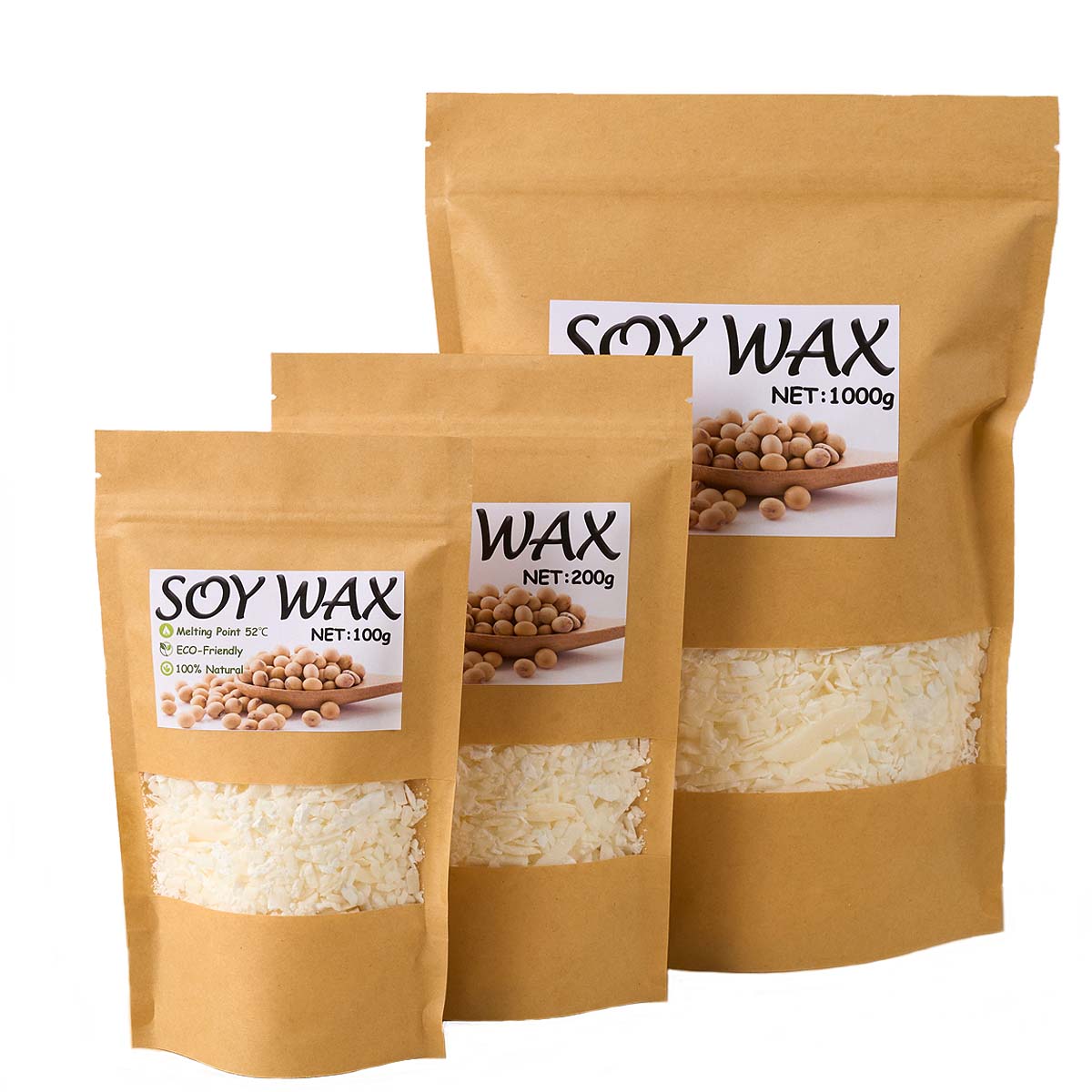 1 libras de cera de soja branc - Candle Supplies Wholesale avaliação e preço