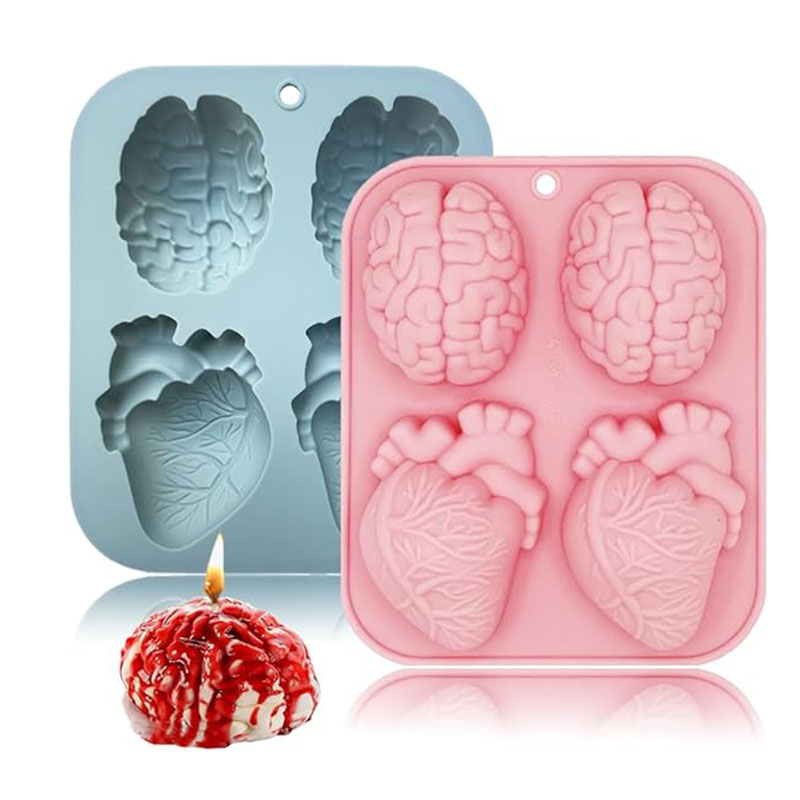 Moldes de silicone para cérebr - Candle Supplies Wholesale avaliação e preço