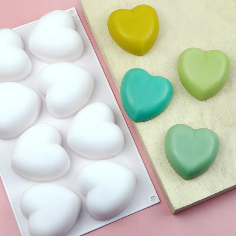 Amor coração silicone sabão mo - Candle Supplies Wholesale avaliação e preço