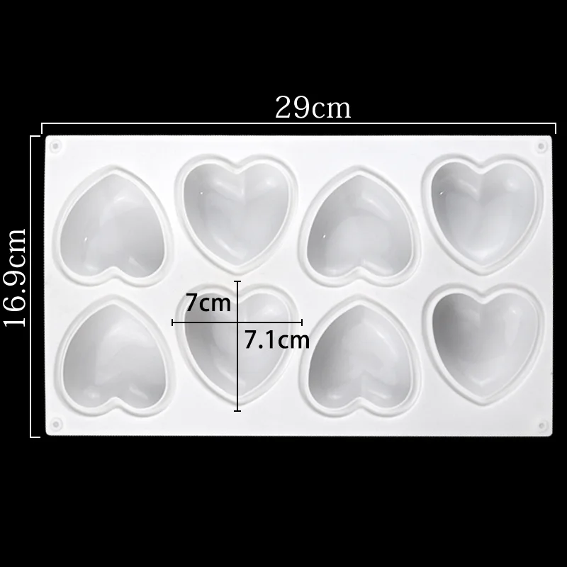 Amor coração silicone sabão mo - Candle Supplies Wholesale avaliação e preço