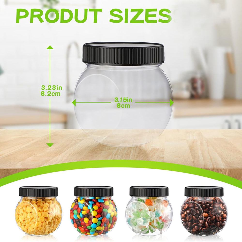Frascos de doces de plástico c - Mason Jar 8Oz avaliação e preço
